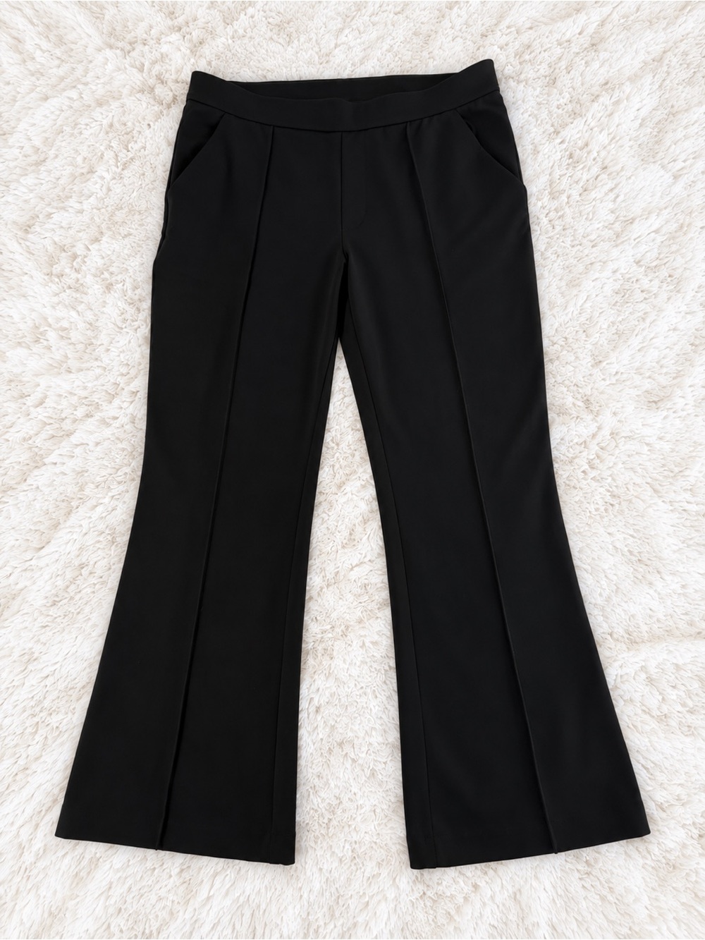 Time and Tru Black Tailored Ankle Flare Pants